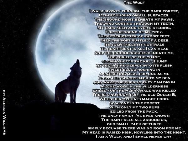 lone wolf poem